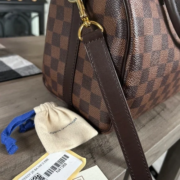 Louis Vuitton Damier Ebene Speedy Bandouliere 25 - Picture 14 of 16